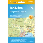 77 Sandviken Sverigeserien 1:50 000